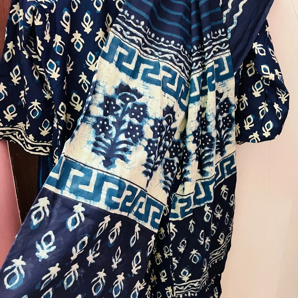 Indigo print beautiful kurta set ! - Picture 5 of 6